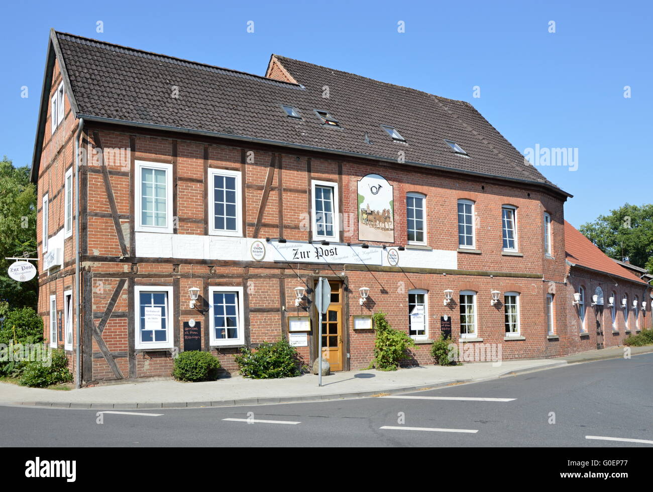 Tipica della Germania del nord architettura Foto Stock