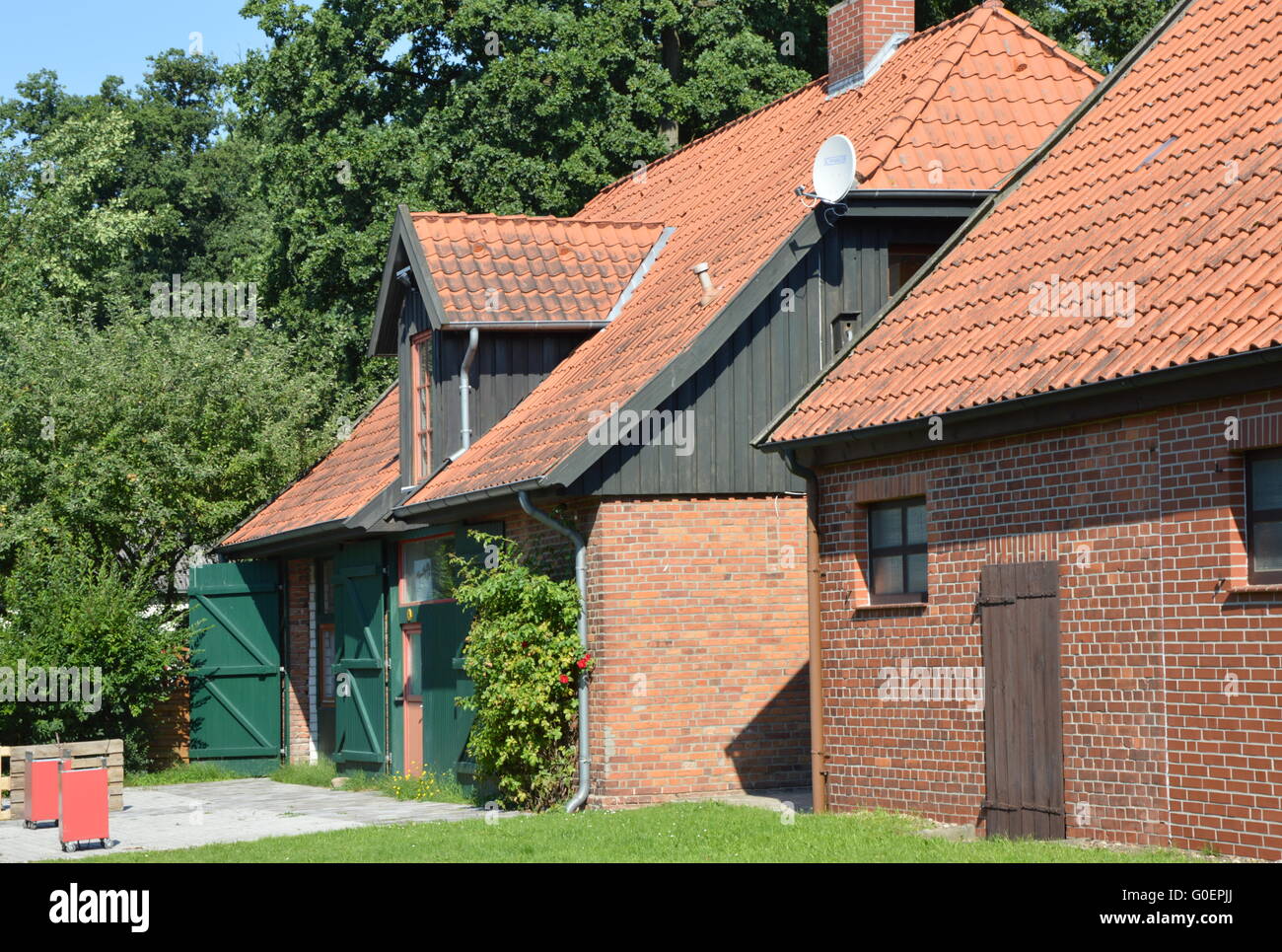 Tipica della Germania del nord architettura Foto Stock