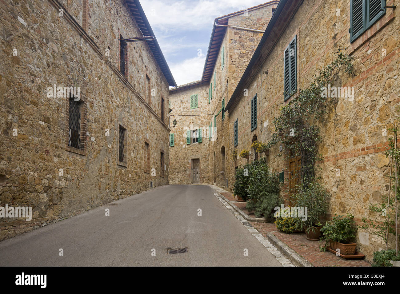 vecchia strada Foto Stock