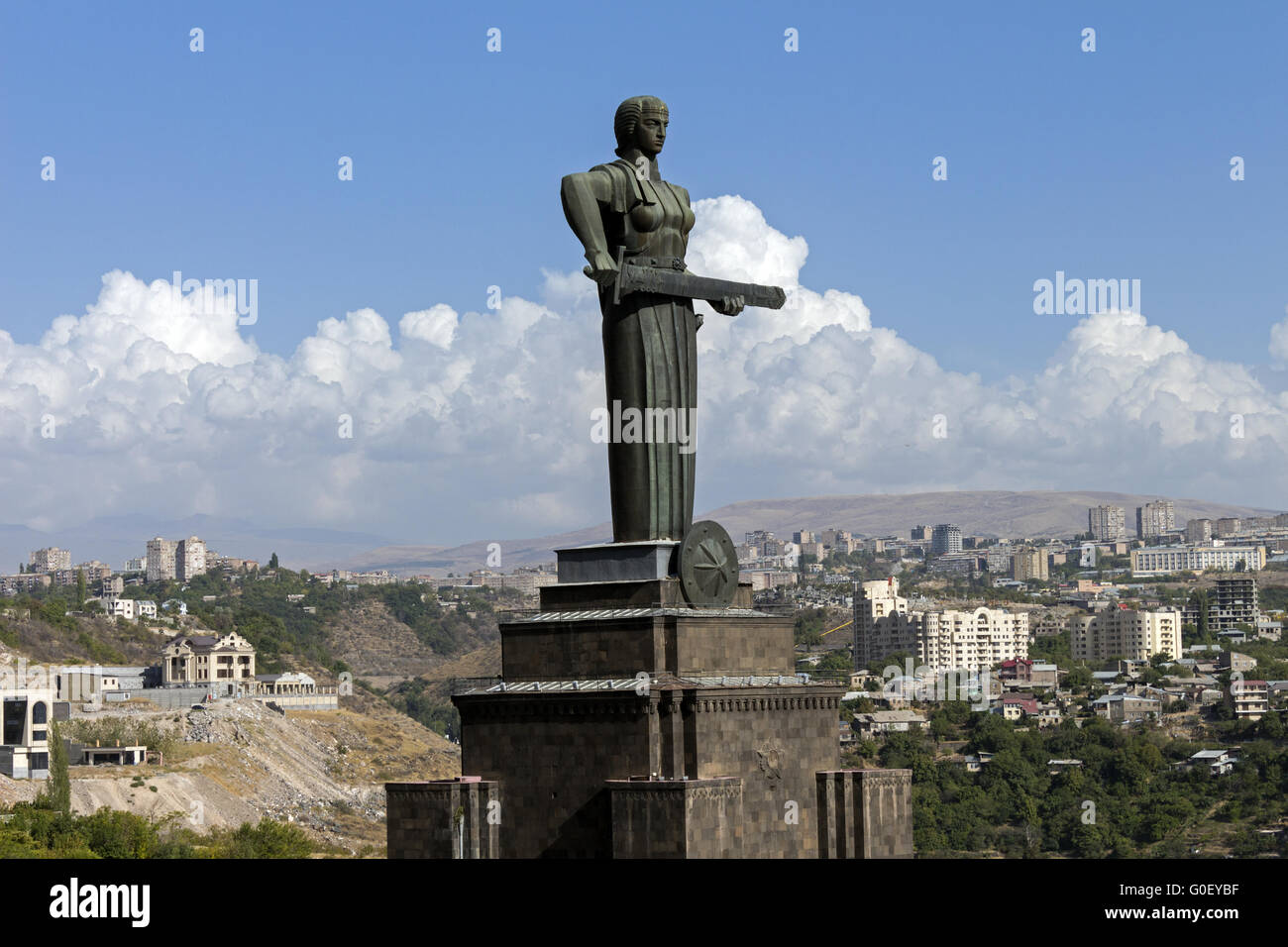 Madre Armenia statua Foto Stock