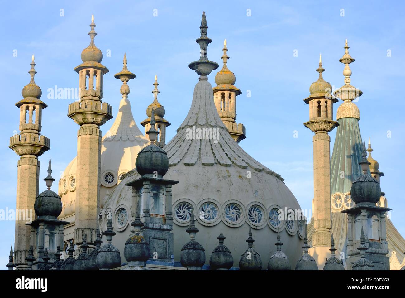 Brighton pavilion tetto Foto Stock