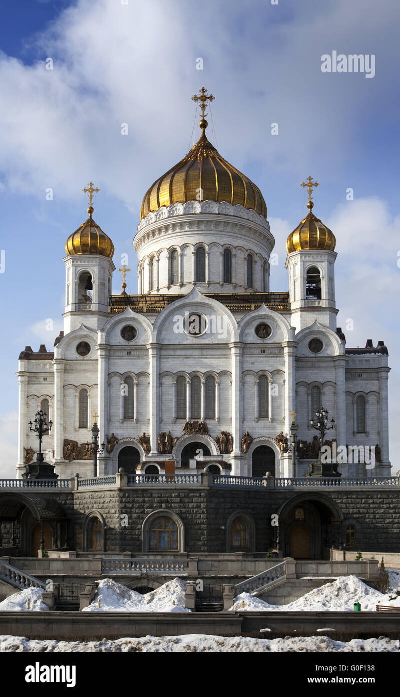 La Cattedrale di Cristo Salvatore a Mosca, Russia Foto Stock