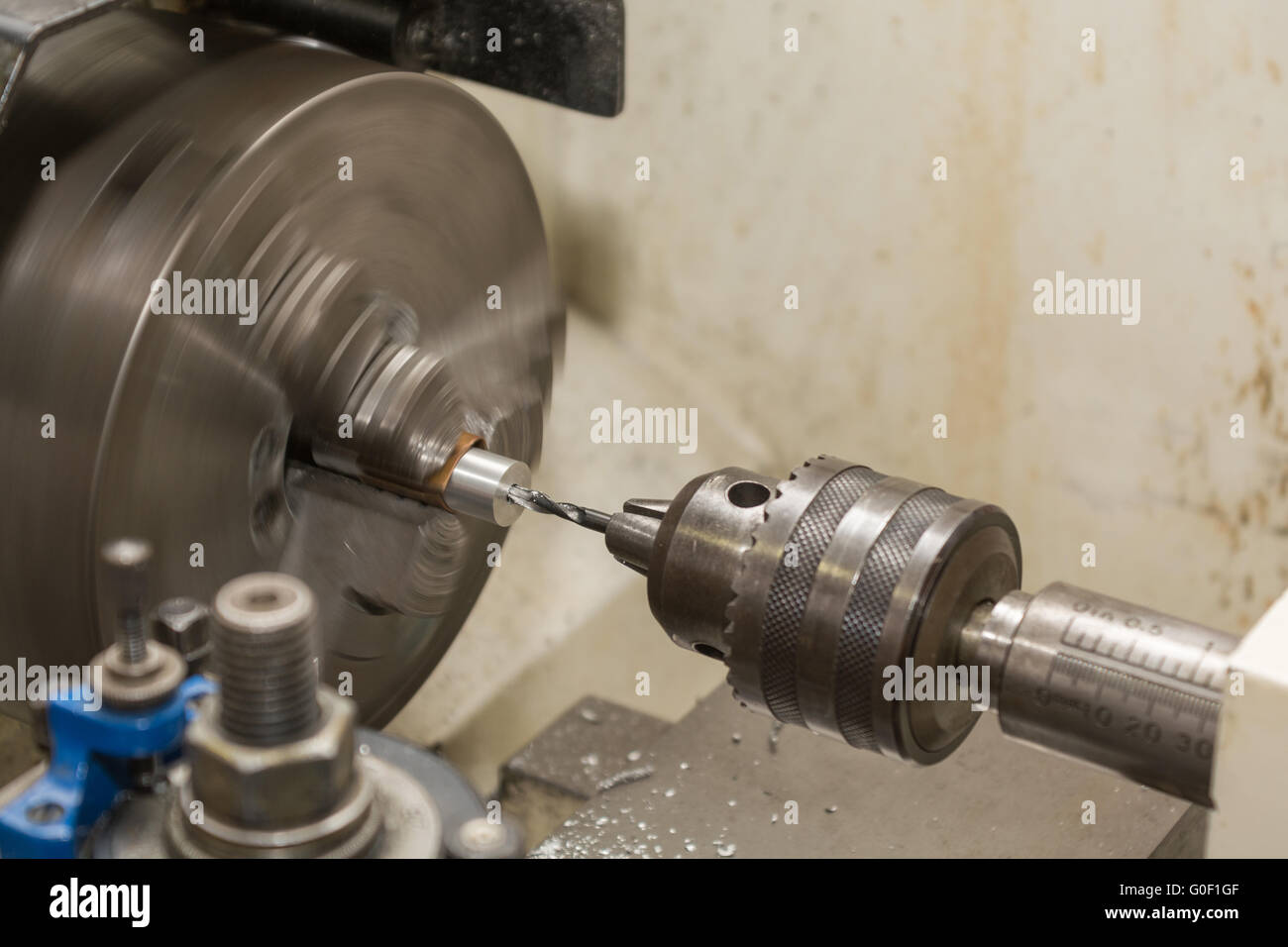 Tornio trapani - close-up Foto Stock