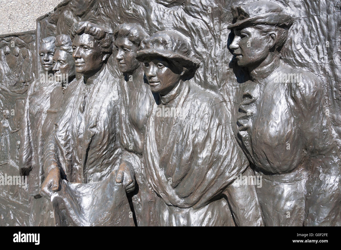 Kate Sheppard Suffragists nazionale Memorial, Oxford terrazza, Christchurch, Canterbury, Nuova Zelanda Foto Stock