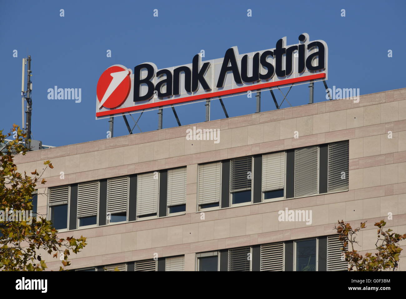 Charakters Bank Austria Vienna Foto Stock