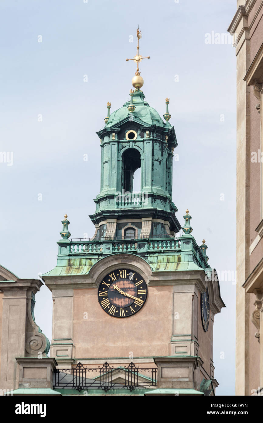 Storkyrkan la chiesa di Gamla Stan al centro di Stoccolma in Svezia Foto Stock