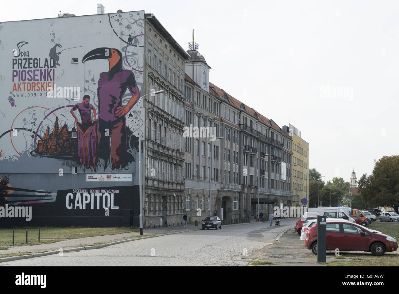 Mazowiecka Street Foto Stock