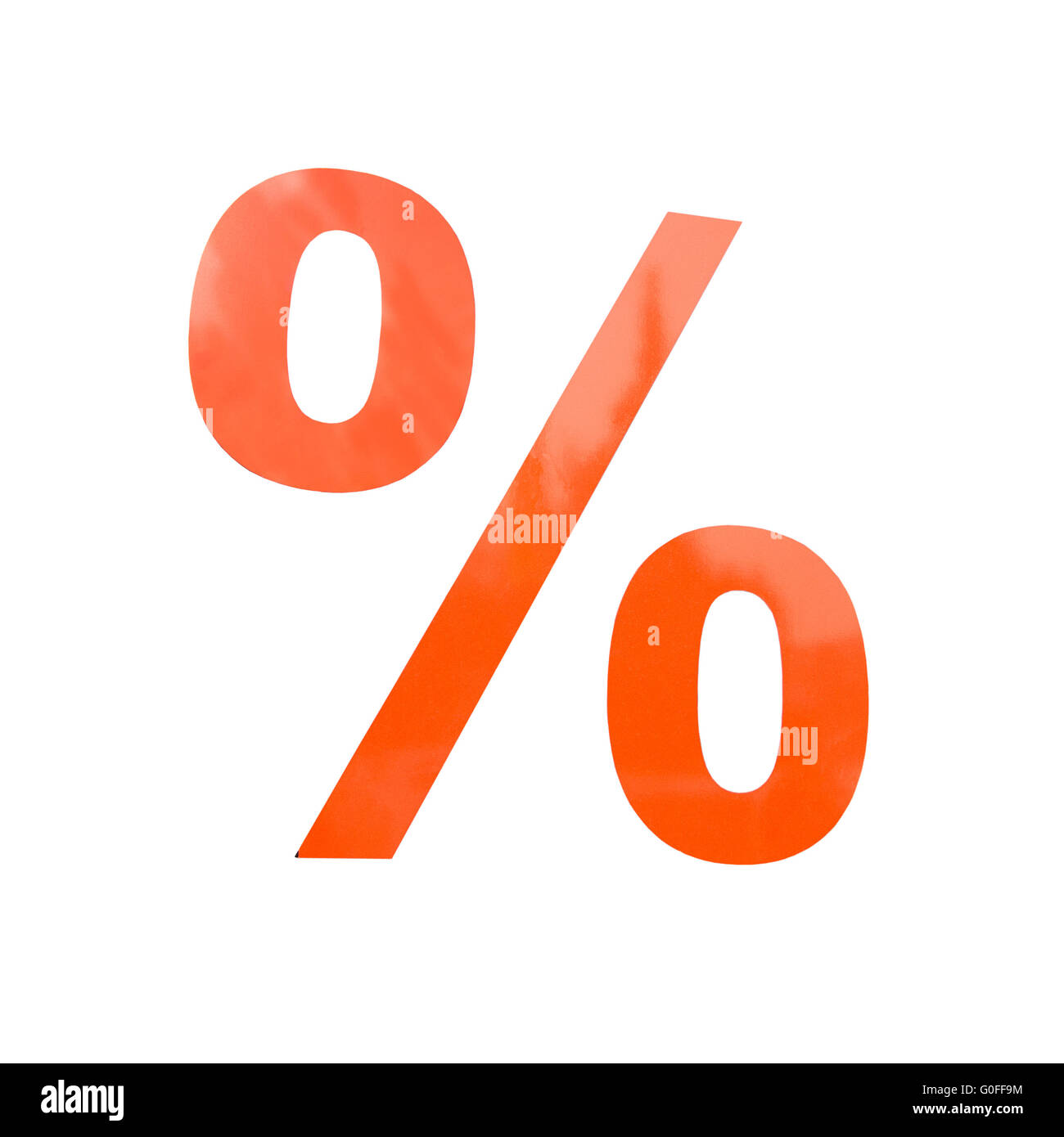 Percentuale Foto Stock