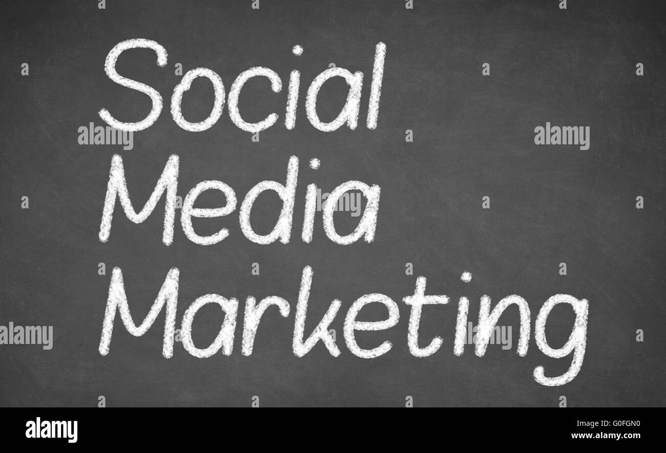 Il Social Media Marketing Foto Stock
