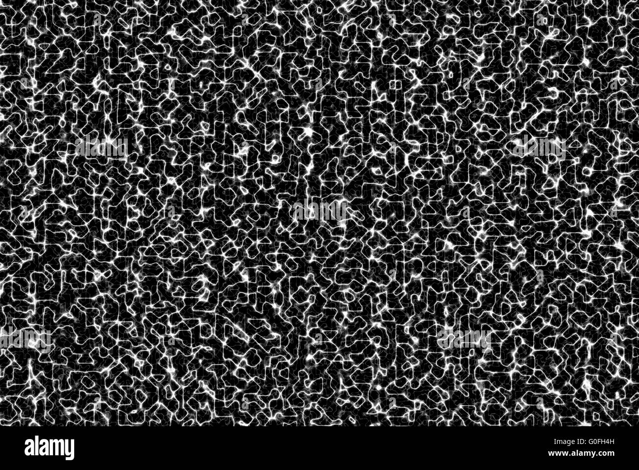 La turbolenza grigio e nero Foto Stock