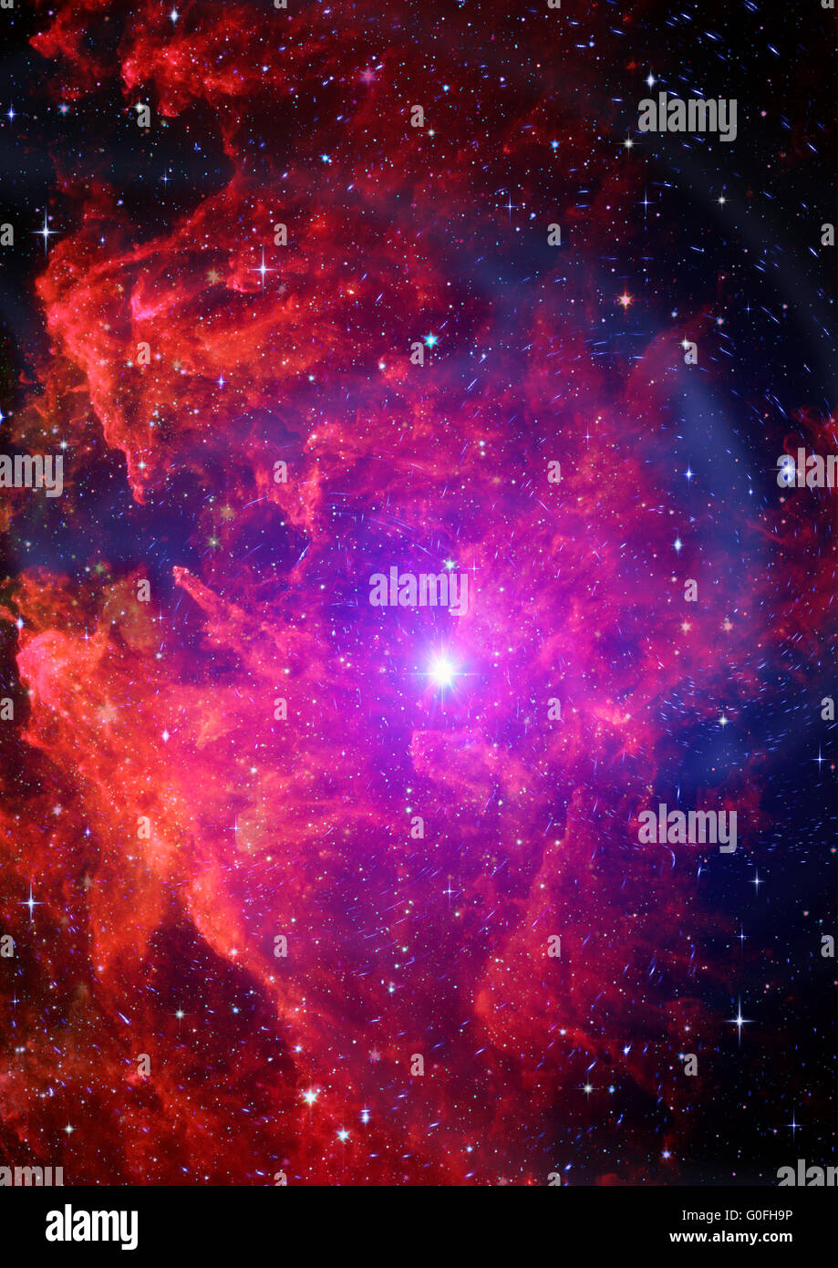 Essendo brillato nebula Foto Stock