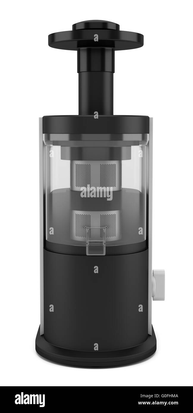 Spremiagrumi elettrico isolato su sfondo bianco Foto Stock