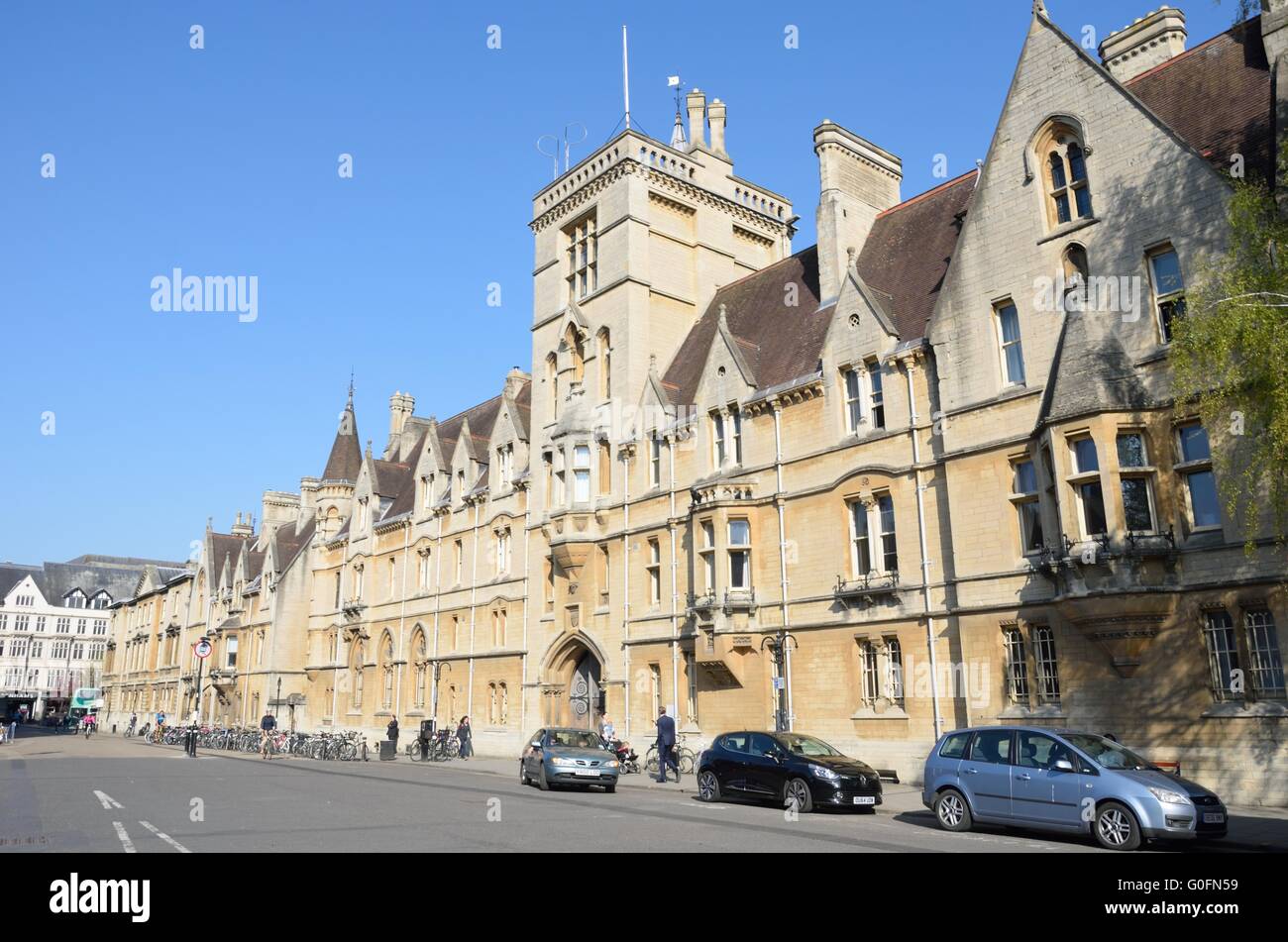 Oxford High Street Foto Stock