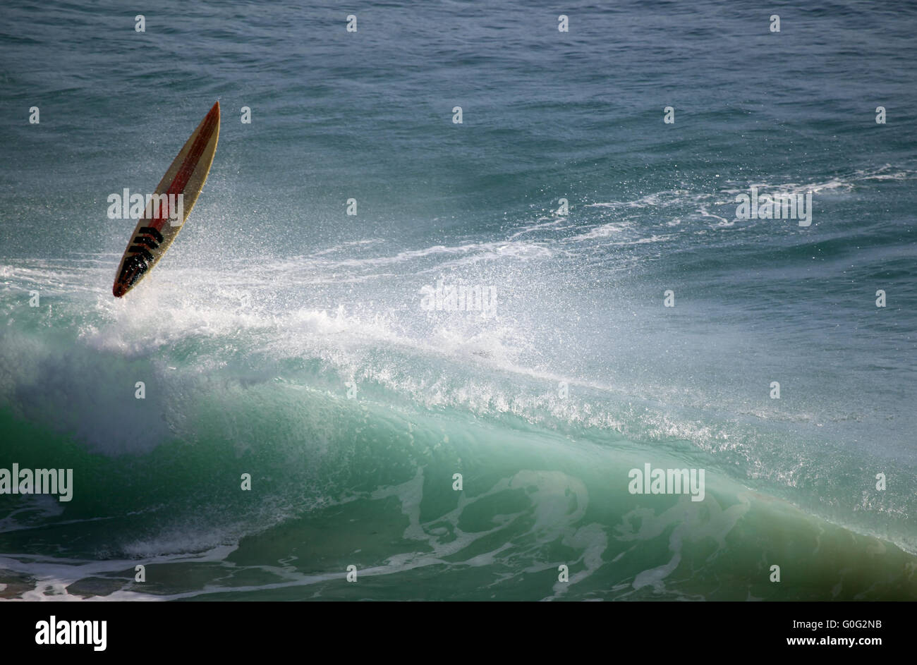 Grande onda Foto Stock