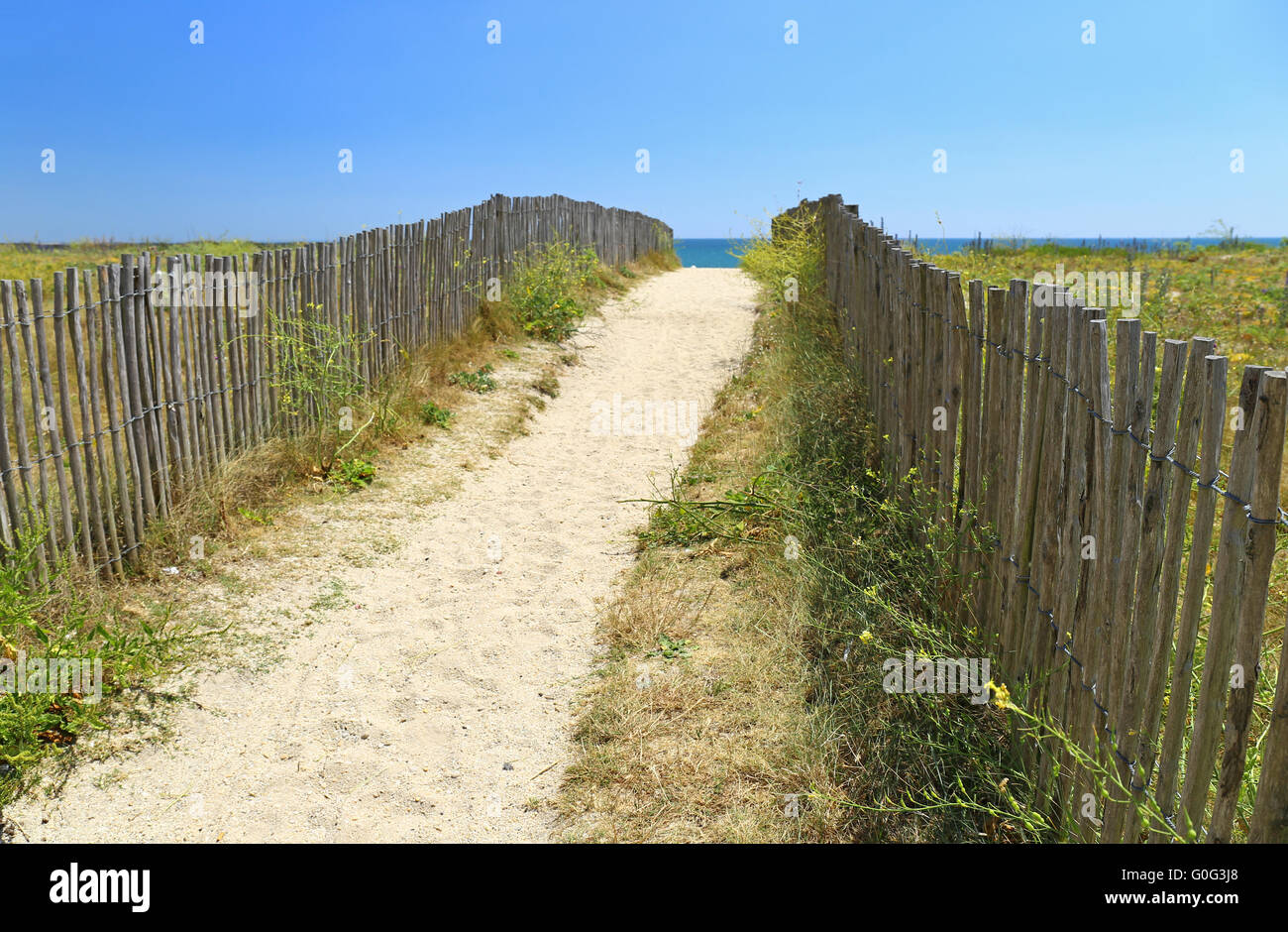 Accesso alla spiaggia dell'oceano immagini e fotografie stock ad alta ...