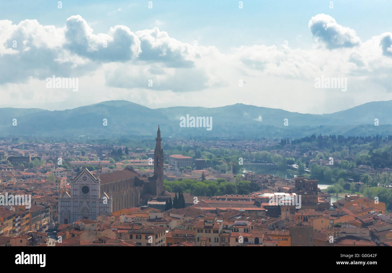 Basilica di firenze toscana italia Foto Stock