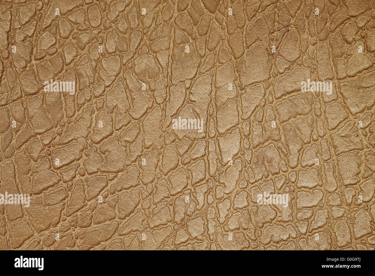 Sfondo beige con texture di superficie di pelle closeup Foto Stock