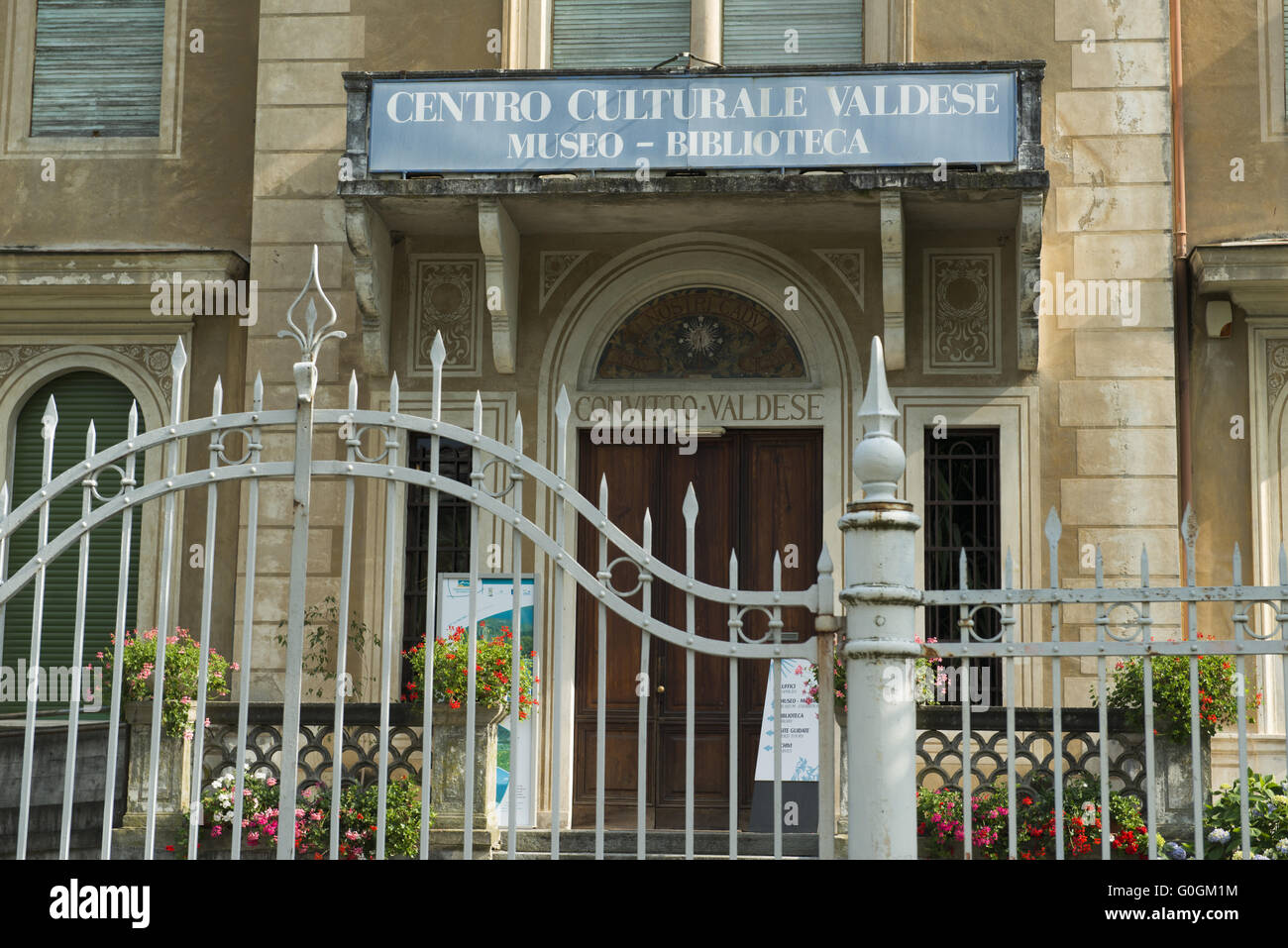 Il Centro Culturale e Museo dei Valdesi Foto Stock