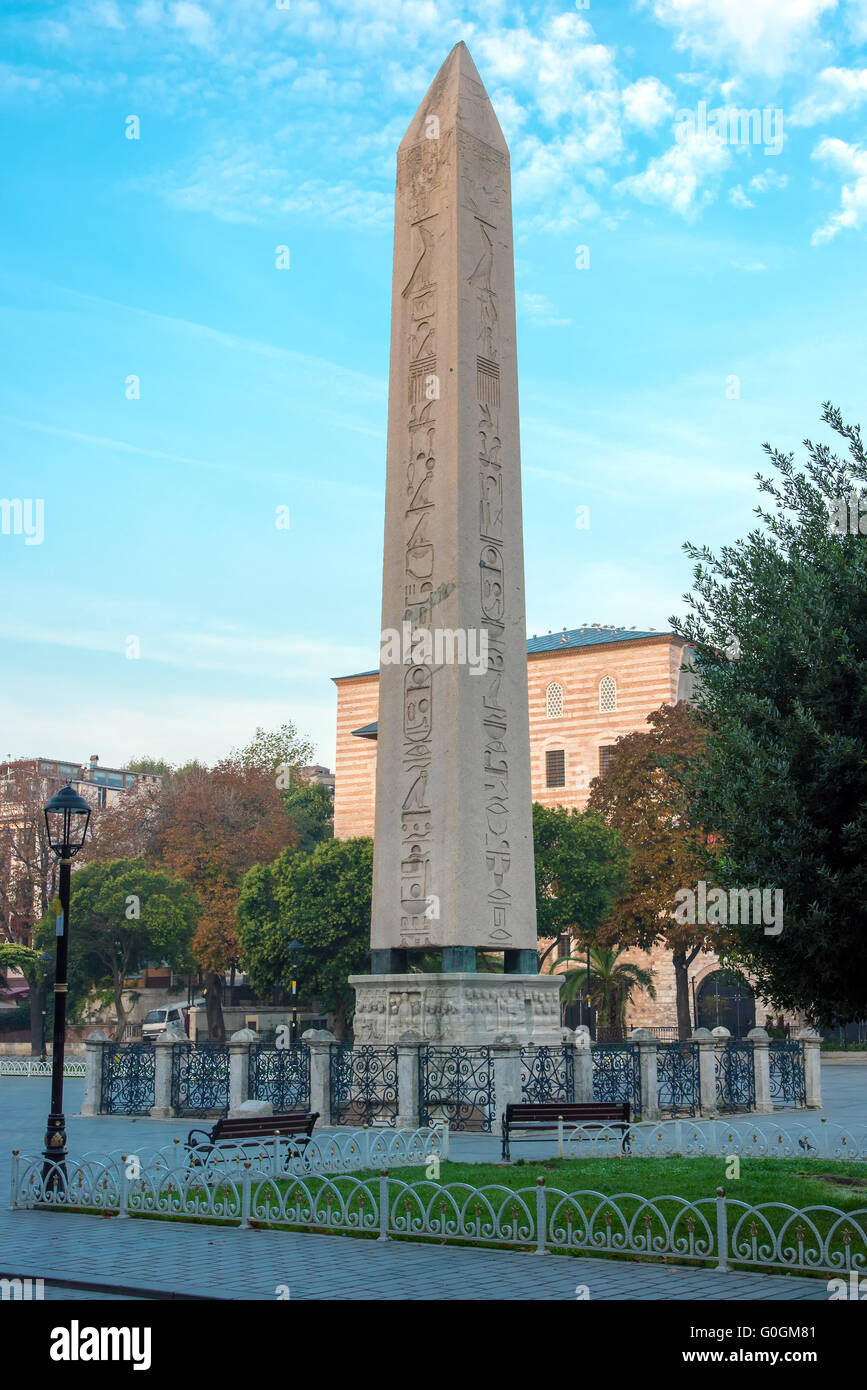 L'Egitto obelisco presso l'Ippodromo di Istanbul Foto Stock