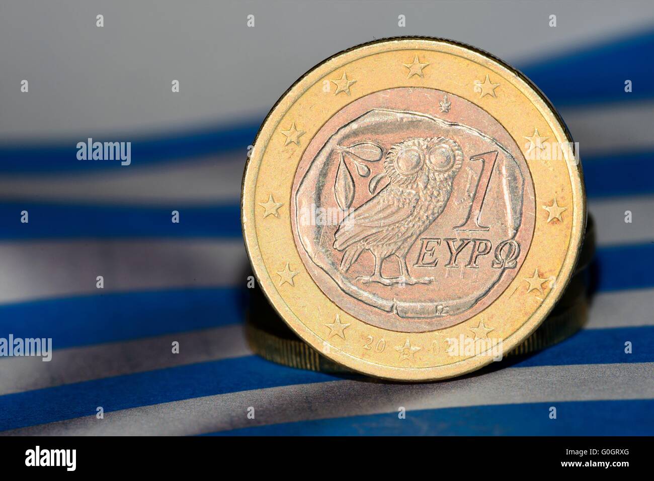 Un Euro greco Foto Stock