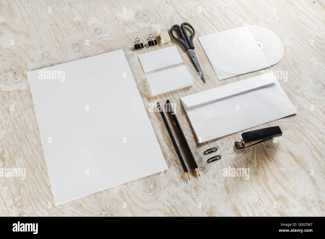 Corporate identity mockup Foto Stock