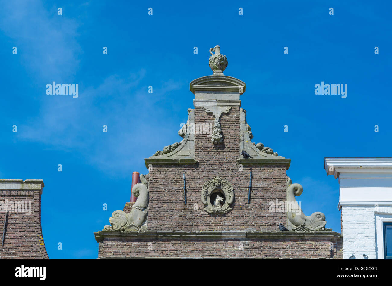 Dutch facciate di edifici. Foto Stock