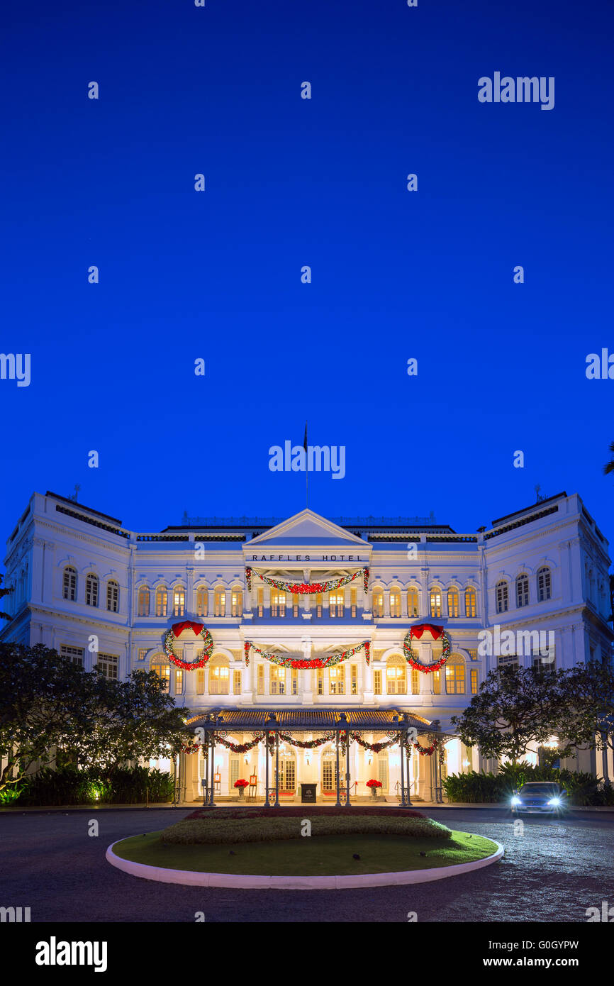 Il Sud Est asiatico, Singapore Raffles Hotel Foto Stock