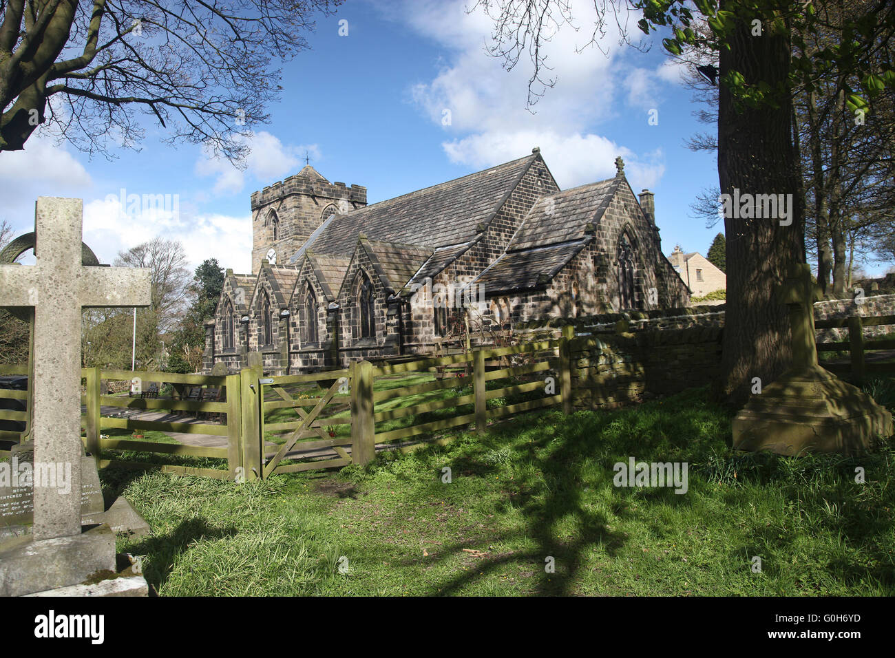 Chiesa di St Peters, Rawdon, Leeds Foto Stock