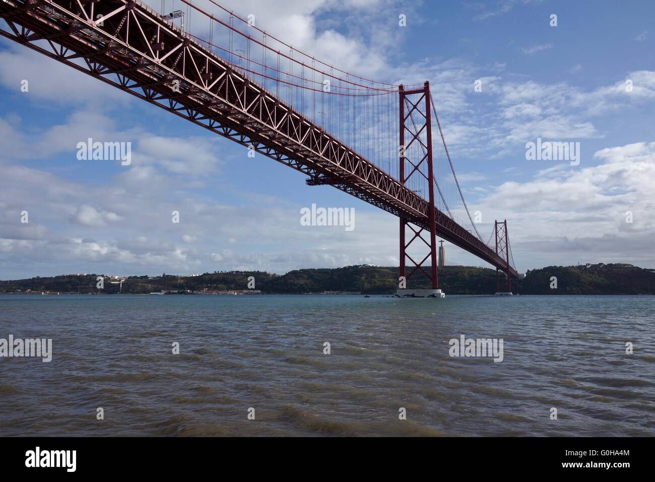 Xxv Aprile ponte,Lisbona Foto Stock