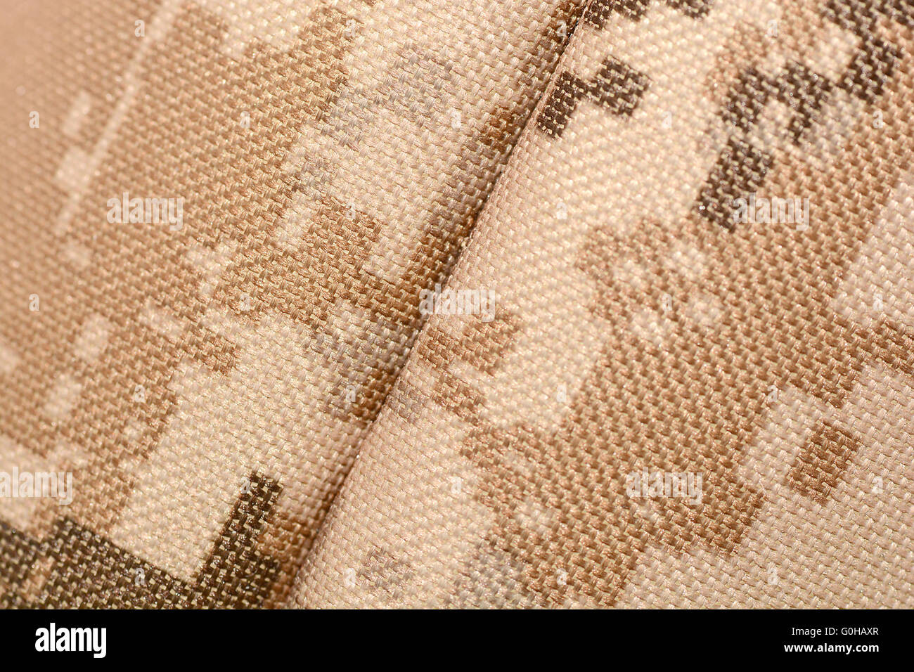 Close up uniforme militare tessuto. Foto Stock