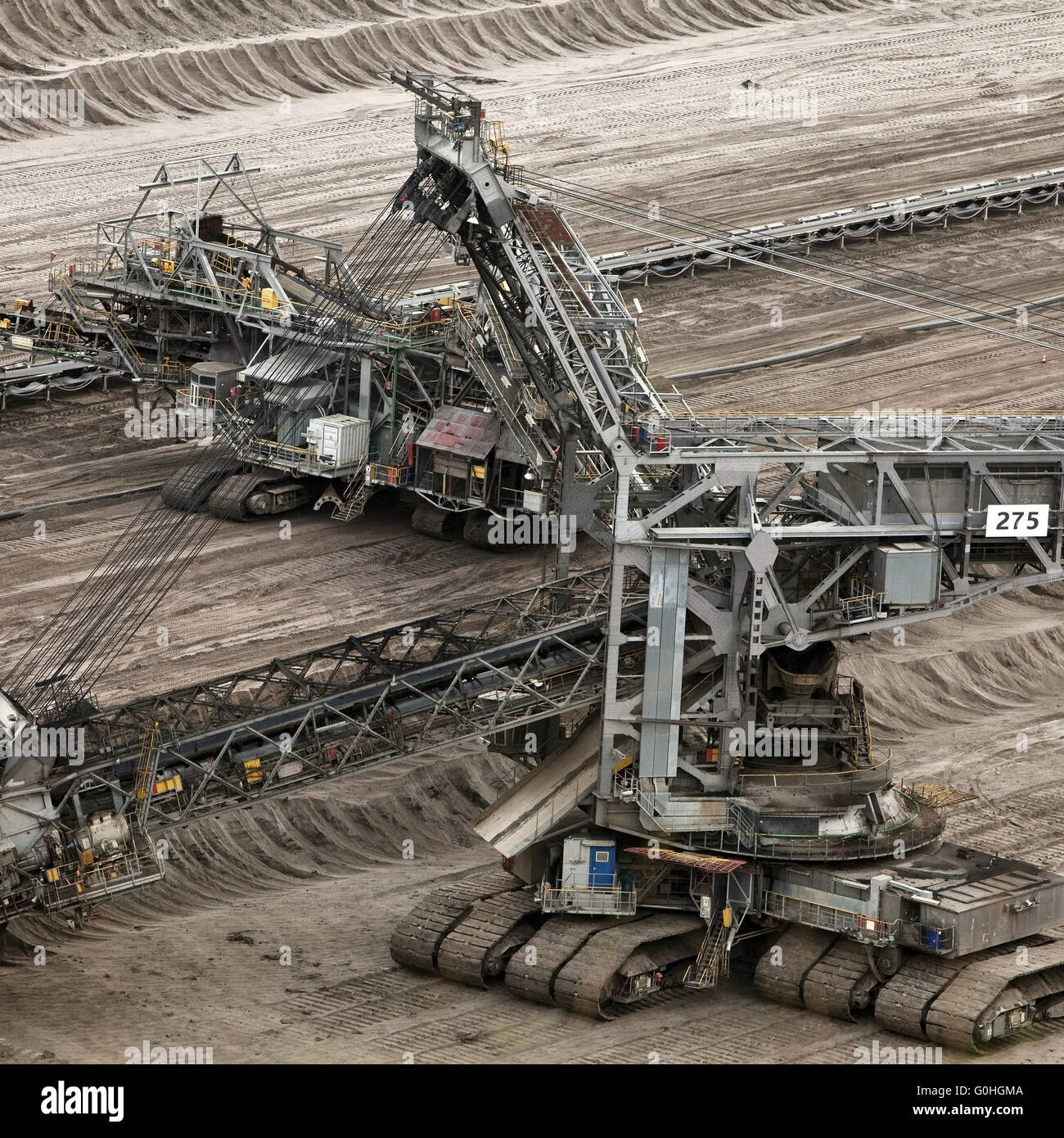 Benna-escavatore a ruote 275, marrone del carbone miniere di superficie Inden, Renania settentrionale-Vestfalia, Germania, Europa Foto Stock