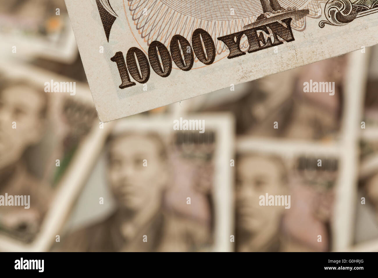 Valuta Yen giapponesi Foto Stock