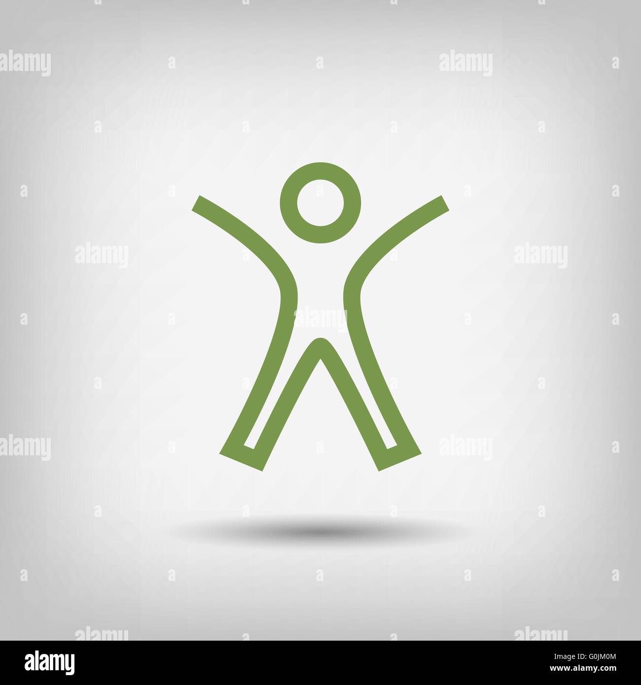 Successo icona persone Illustrazione Vettoriale