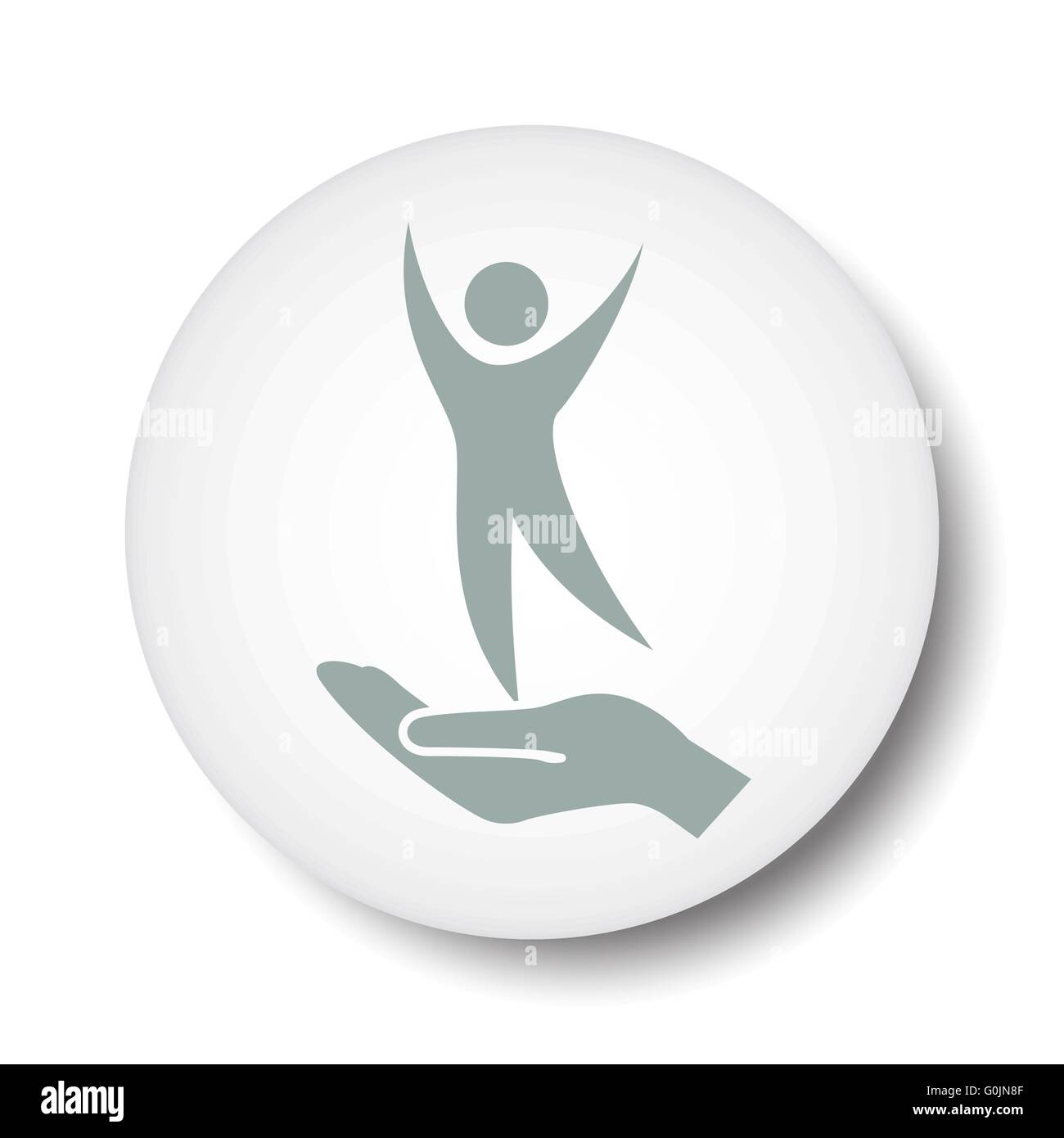 Successo icona persone Illustrazione Vettoriale