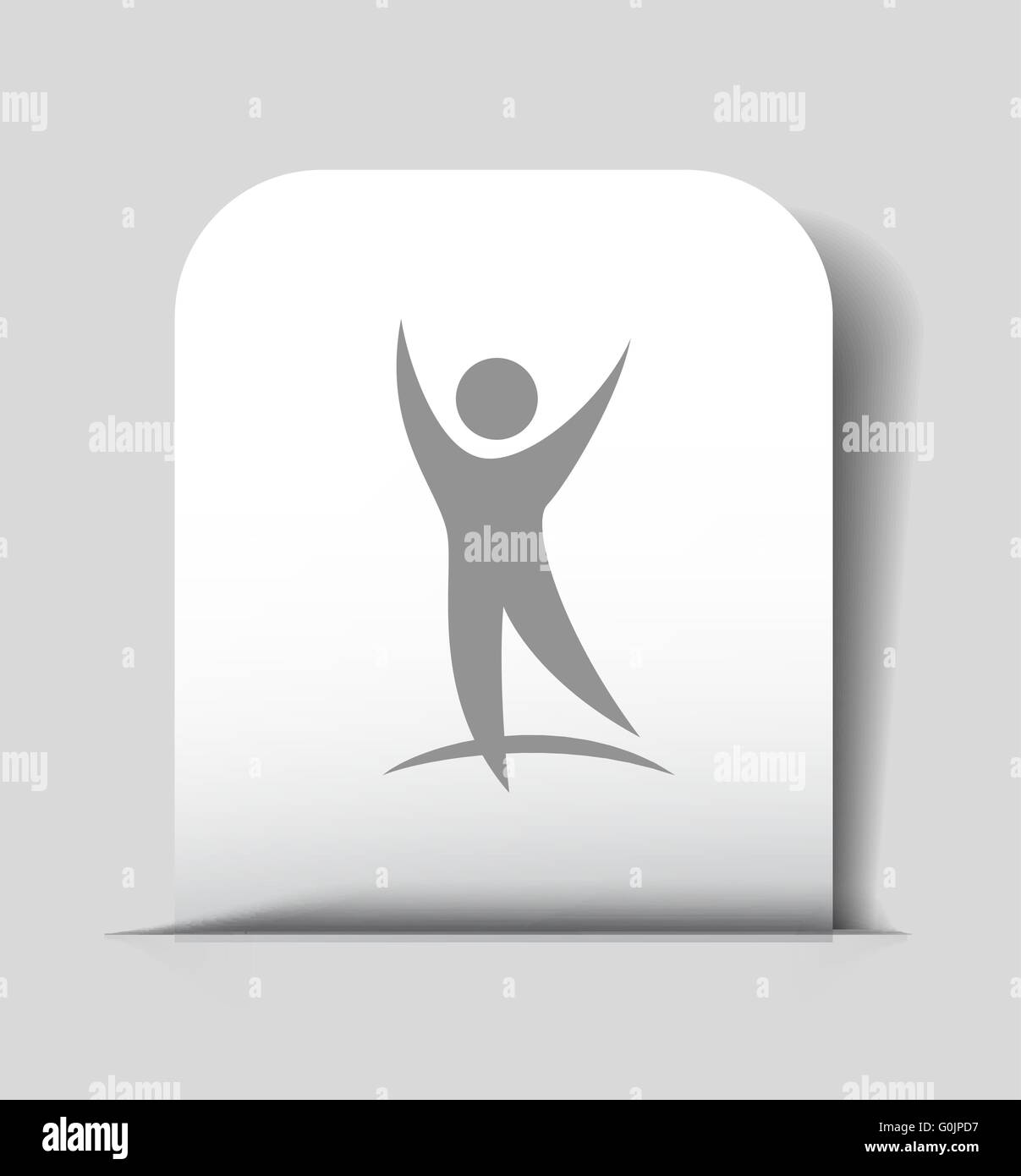 Successo icona persone Illustrazione Vettoriale