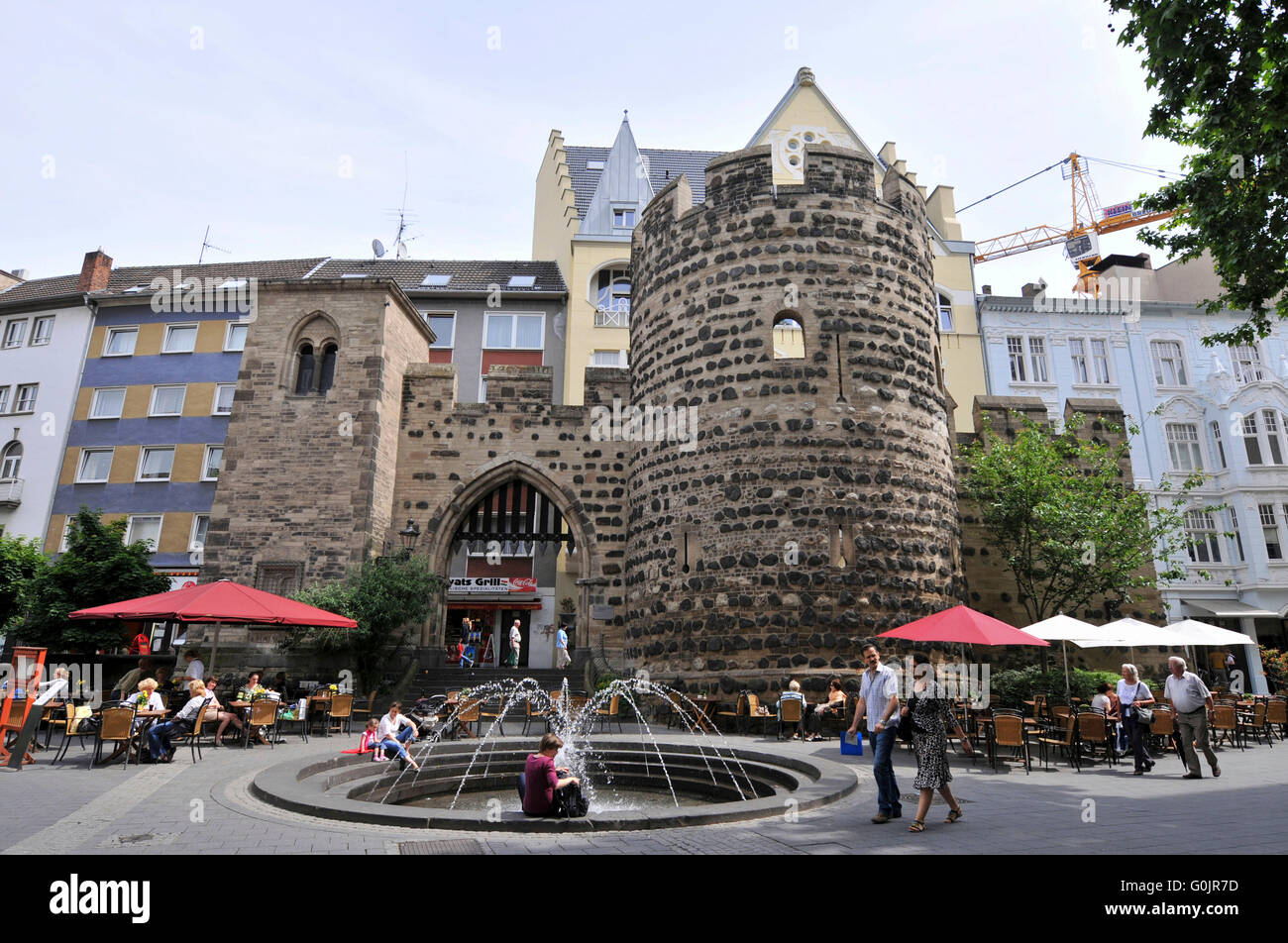 Sterntor, Bottlerplatz, Bonn, Renania settentrionale-Vestfalia, Germania / Star Gate, porta di poppa, imbottigliatore Square Foto Stock