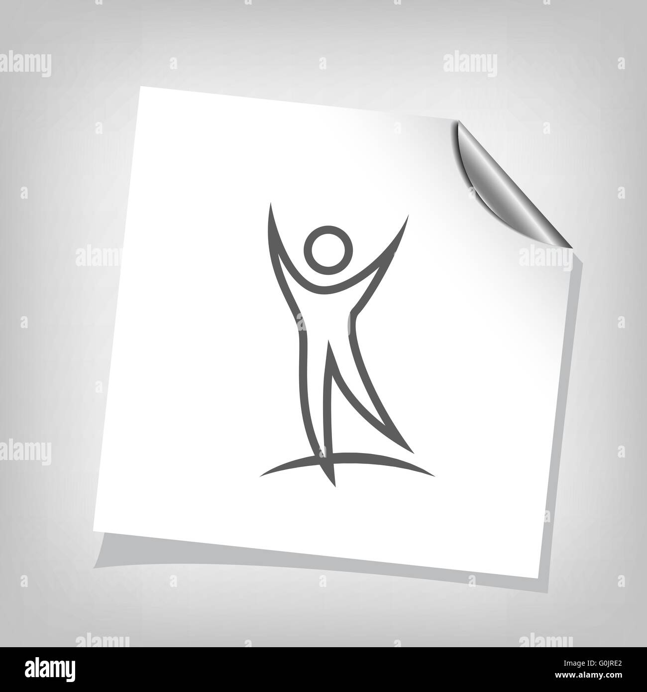 Successo icona persone Illustrazione Vettoriale