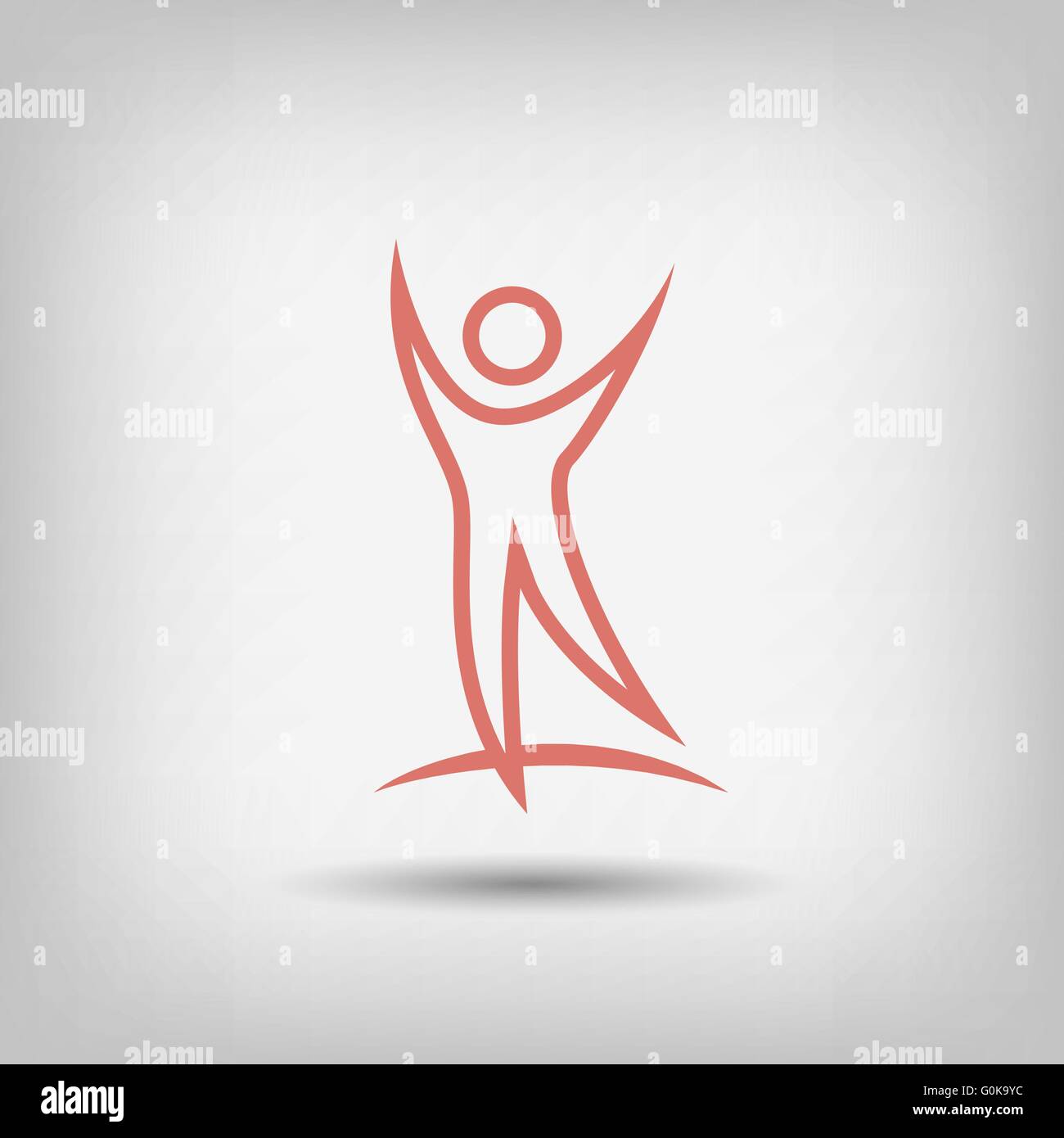 Successo icona persone Illustrazione Vettoriale