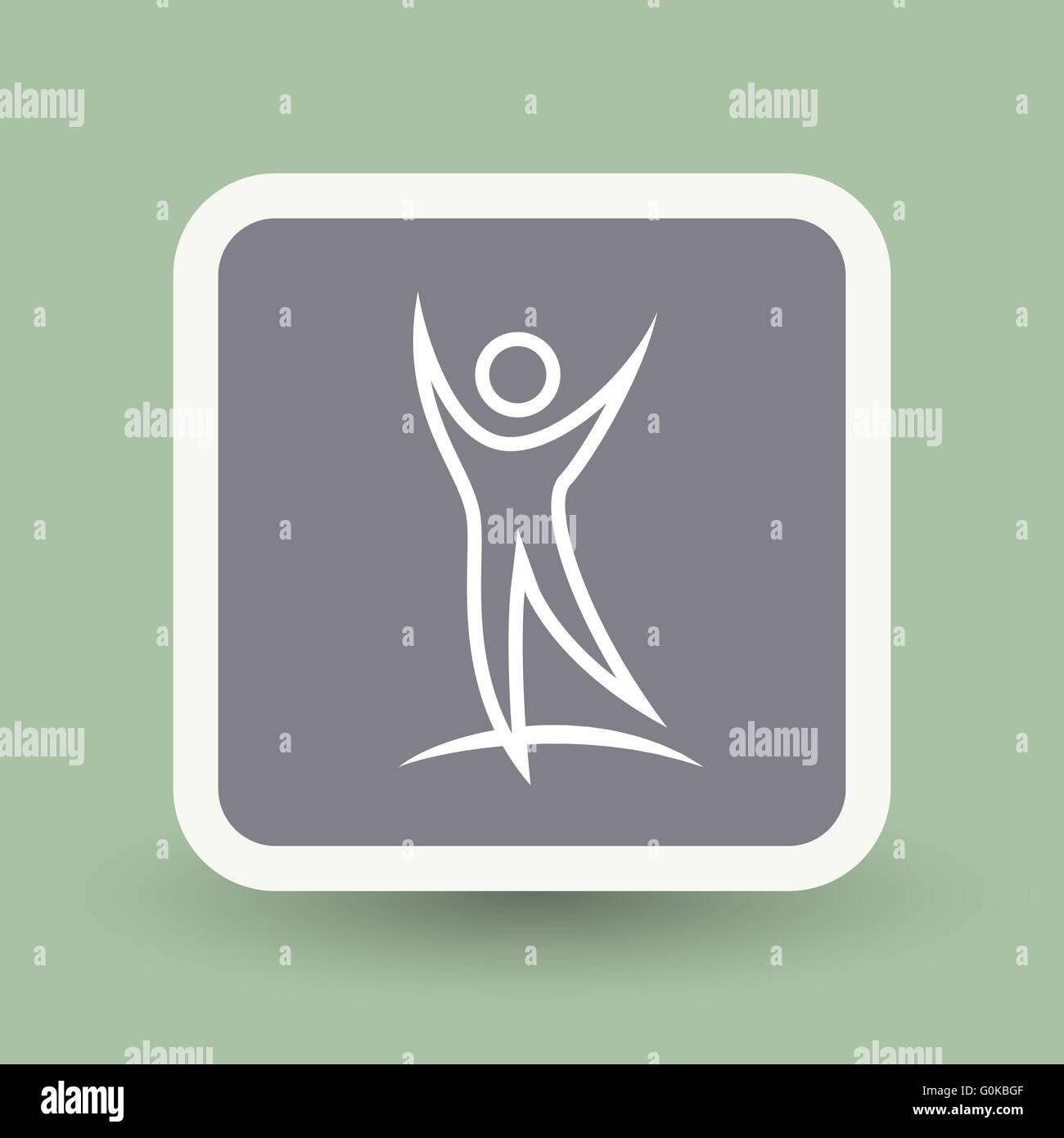 Successo icona persone Illustrazione Vettoriale