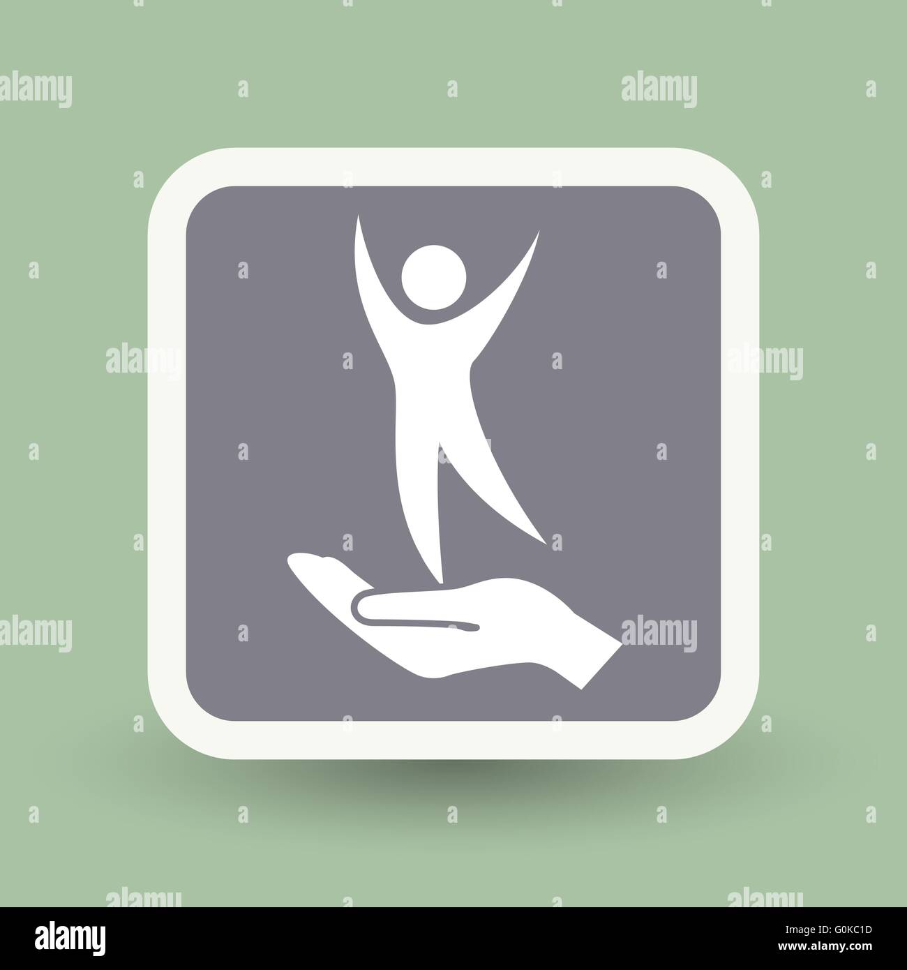 Successo icona persone Illustrazione Vettoriale