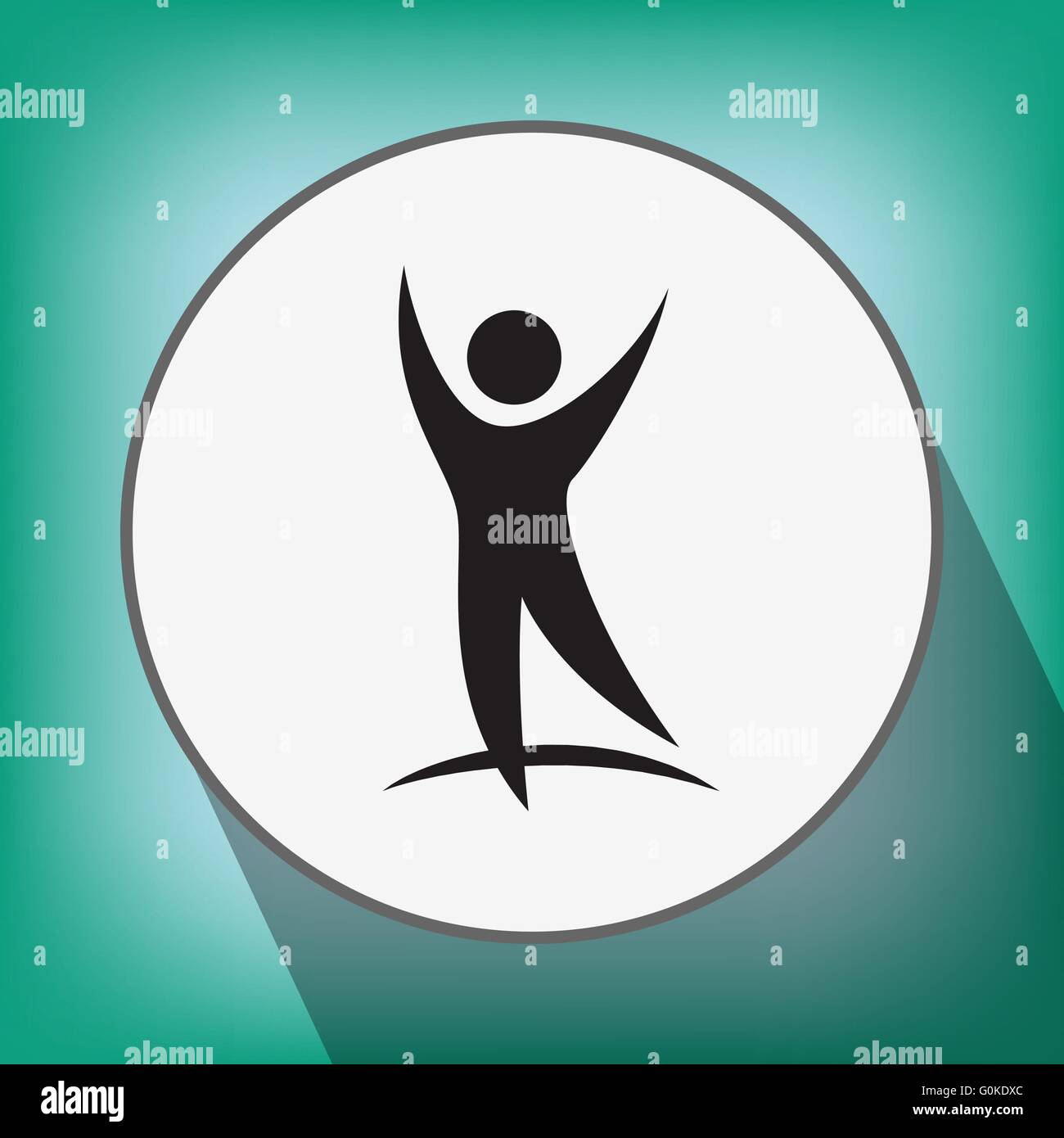 Successo icona persone Illustrazione Vettoriale