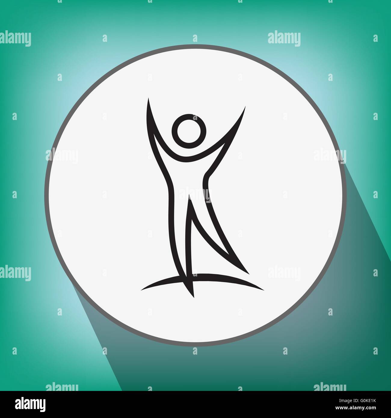 Successo icona persone Illustrazione Vettoriale