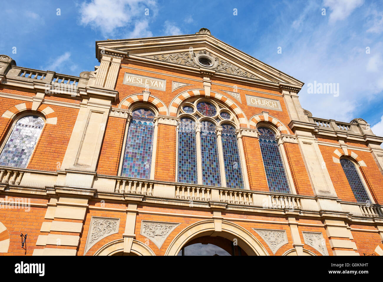 Wesleyan Methodist Church e Centro Aylesbury Buckinghamshire REGNO UNITO Foto Stock