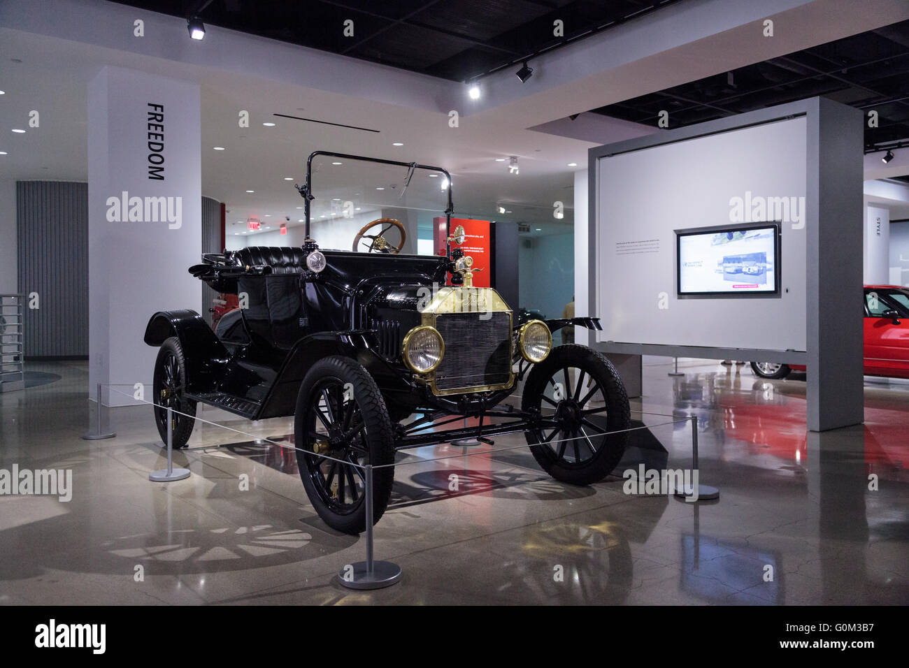 1915 Ford Modello T utilitaria è stata un dono per il Petersen Automotive Museum di Los Angeles Foto Stock