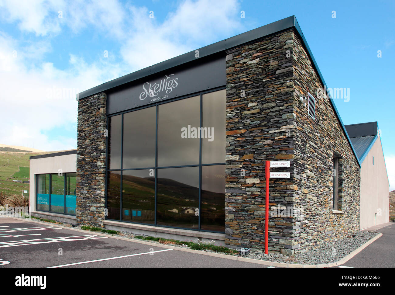Skelligs cioccolato, cafe e la fabbrica Foto Stock