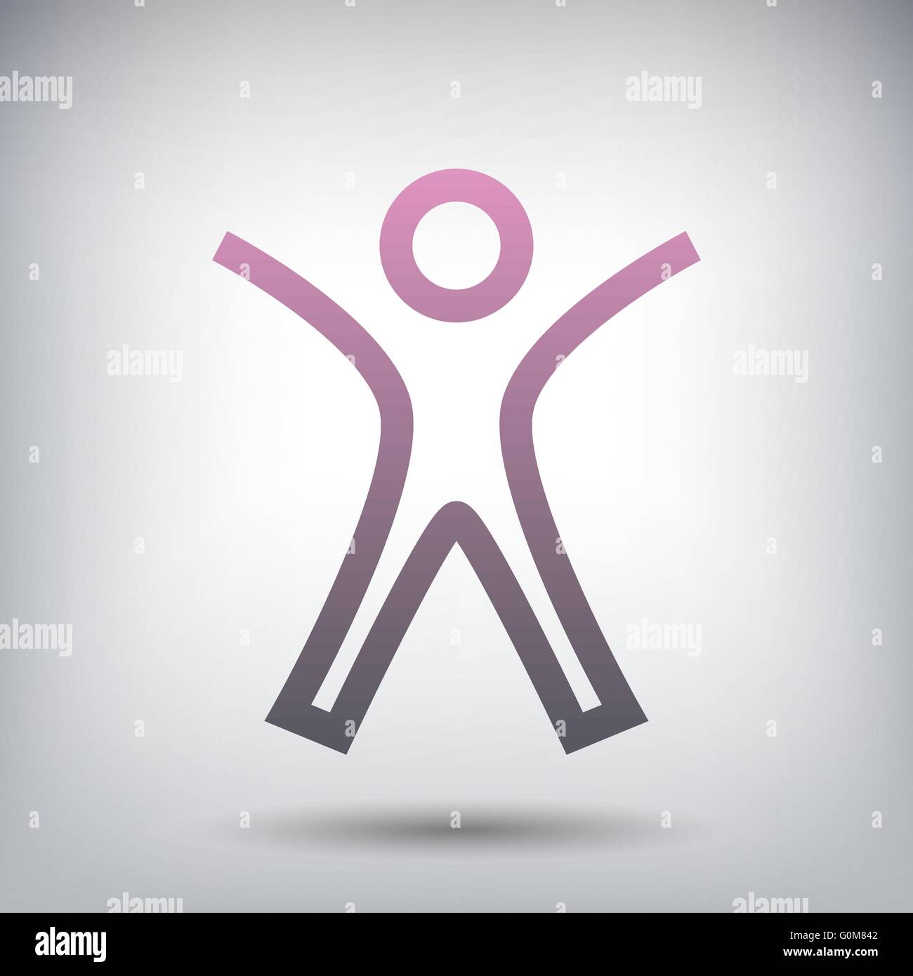 Successo icona persone Illustrazione Vettoriale