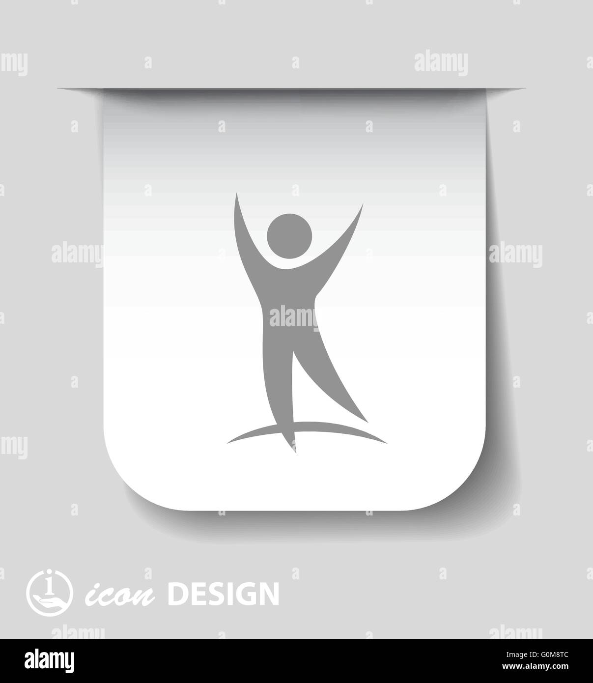 Successo icona persone Illustrazione Vettoriale