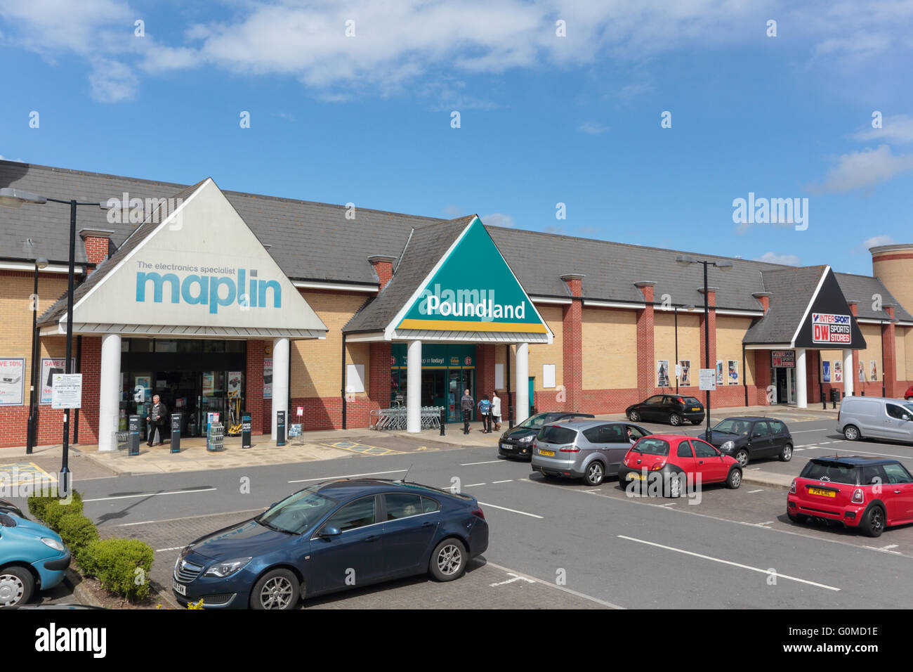 Colchester Retail Park, Colchester Foto Stock Colchester Retail Park, Colchester Foto Stock