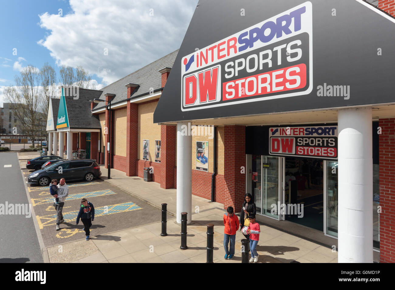 Colchester Retail Park, Colchester Foto Stock Colchester Retail Park, Colchester Foto Stock
