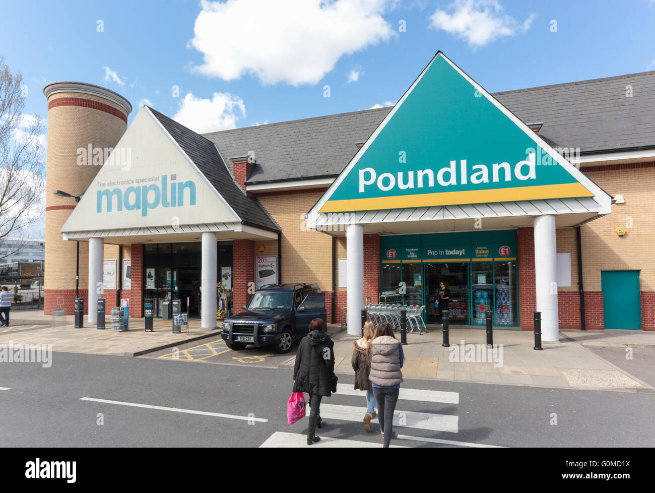 Colchester Retail Park, Colchester Foto Stock Colchester Retail Park, Colchester Foto Stock